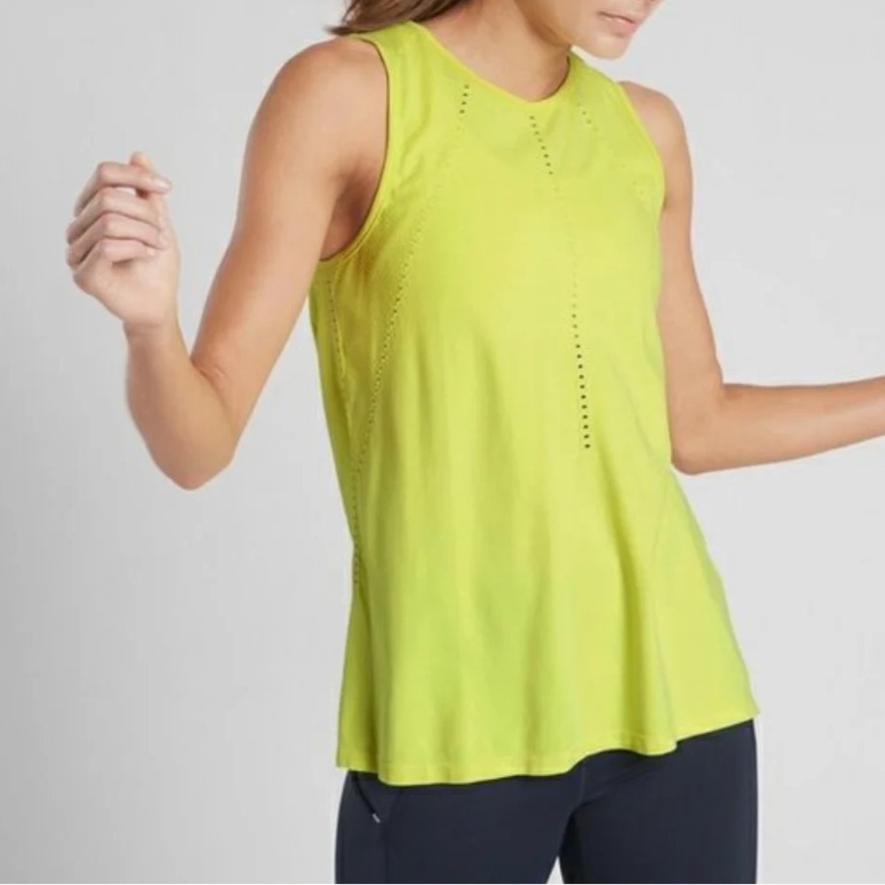 Athleta Foothill Seamless Split Open Back Tank in… - image 2